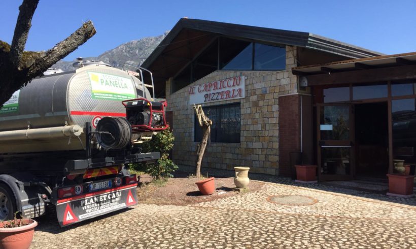 Intervento di sanificazione presso Ristorante – Pizzeria Il Capriccio